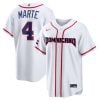 Ketel Marte Dominican Republic Baseball 2026 World Baseball Classic White Heritage Jersey – All Stitched