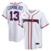 Junior Caminero Dominican Republic Baseball 2026 World Baseball Classic White Heritage Jersey – All Stitched
