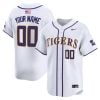 Custom LSU Tigers Baseball White Home Alternate Limited Jersey - All Stitched