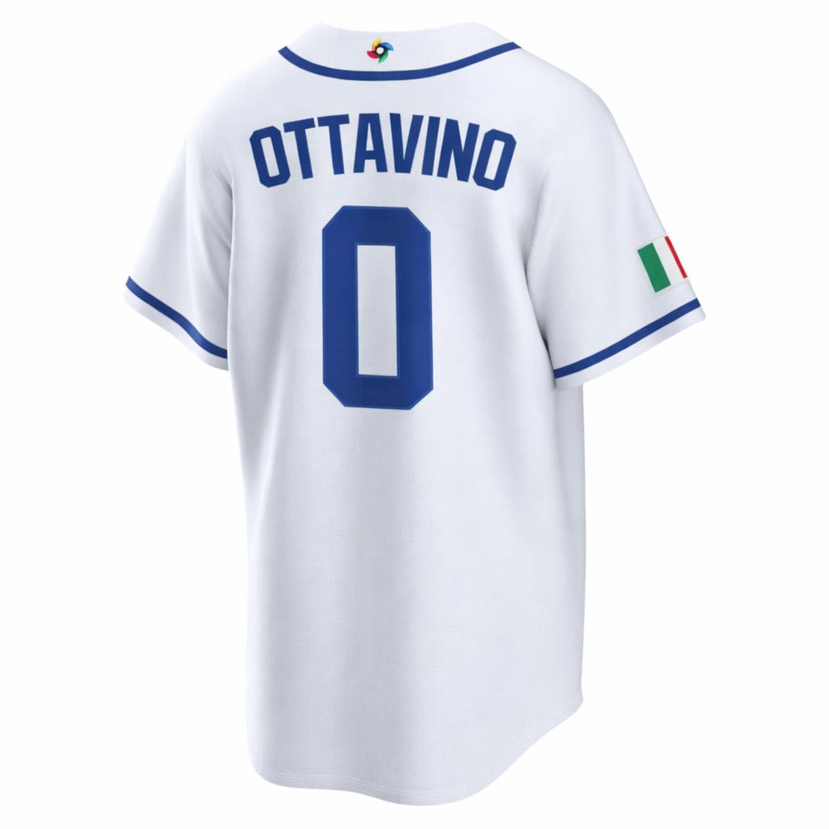 Adam Ottavino Italy Baseball 2026 World Baseball Classic White Home Jersey - All Stitched - Image 3