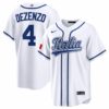 Zach Dezenzo Italy Baseball 2026 World Baseball Classic White Home Jersey - All Stitched