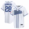 J.J. D'Orazio Italy Baseball 2026 World Baseball Classic White Home Jersey - All Stitched