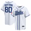 Gabriele Quattrini Italy Baseball 2026 World Baseball Classic White Home Jersey - All Stitched