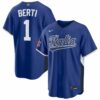 Jon Berti Italy Baseball 2026 World Baseball Classic Royal Road Jersey - All Stitched