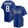 Dominic Canzone Italy Baseball 2026 World Baseball Classic Royal Road Jersey - All Stitched