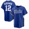Samuel Aldegheri Italy Baseball 2026 World Baseball Classic Royal Road Jersey - All Stitched