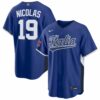 Kyle Nicolas Italy Baseball 2026 World Baseball Classic Royal Road Jersey - All Stitched