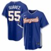 Ranger Suárez Venezuela Baseball 2026 World Baseball Classic Royal Road Jersey - All Stitched