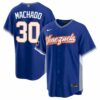 Andrés Machado Venezuela Baseball 2026 World Baseball Classic Royal Road Jersey - All Stitched