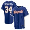 Antonio Senzatela Venezuela Baseball 2026 World Baseball Classic Royal Road Jersey - All Stitched
