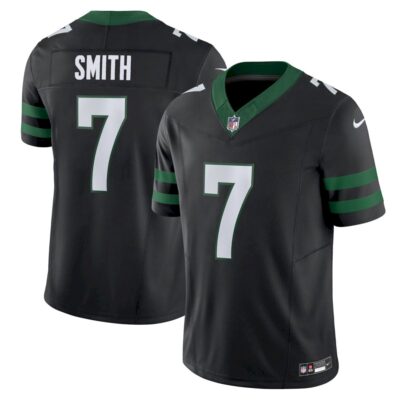 Geno Smith New York Jets Black Alternate Vapor F.U.S.E Limited Jersey - All Stitched