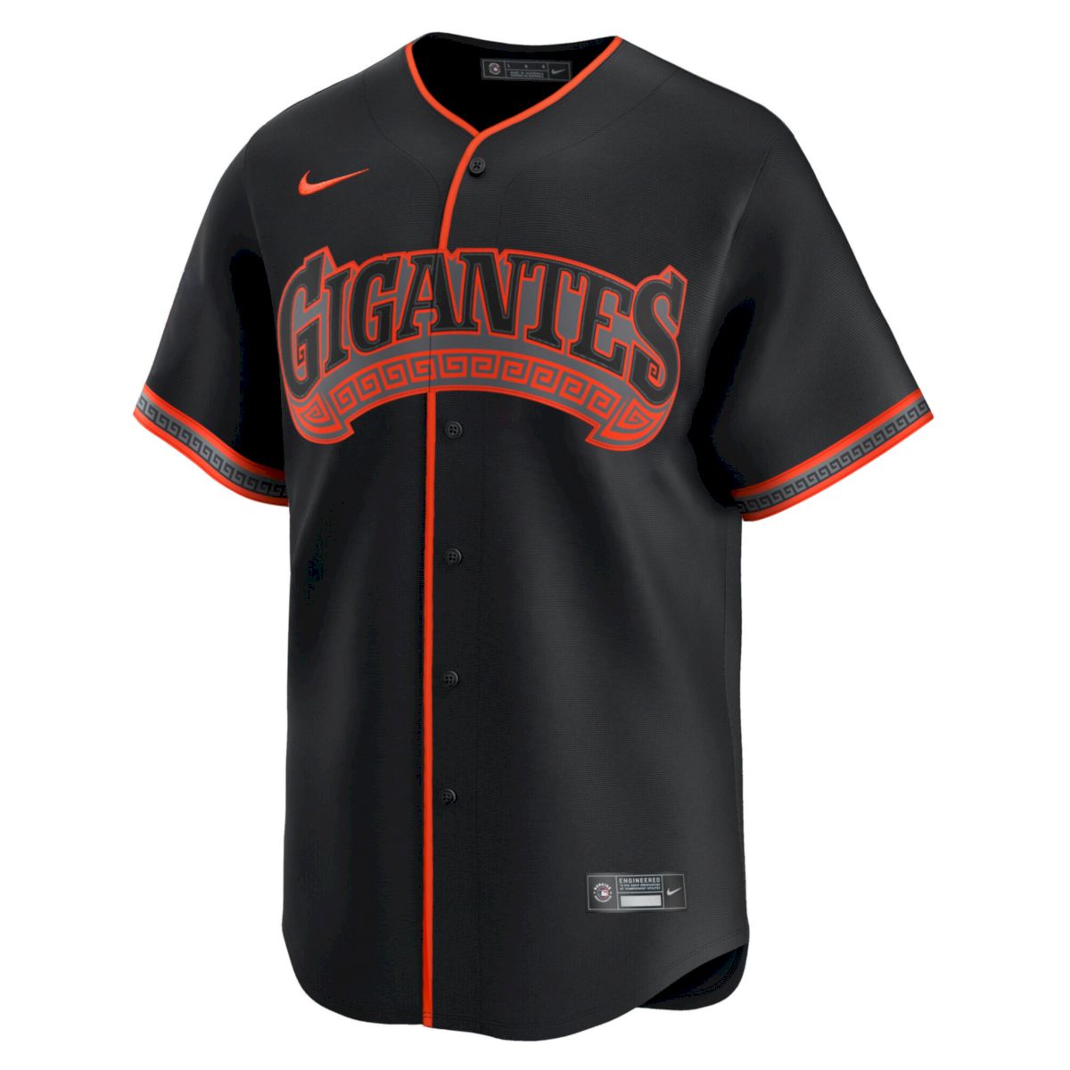Custom San Francisco Giants Black Gigantes Alternate Limited Jersey - All Stitched - Image 2