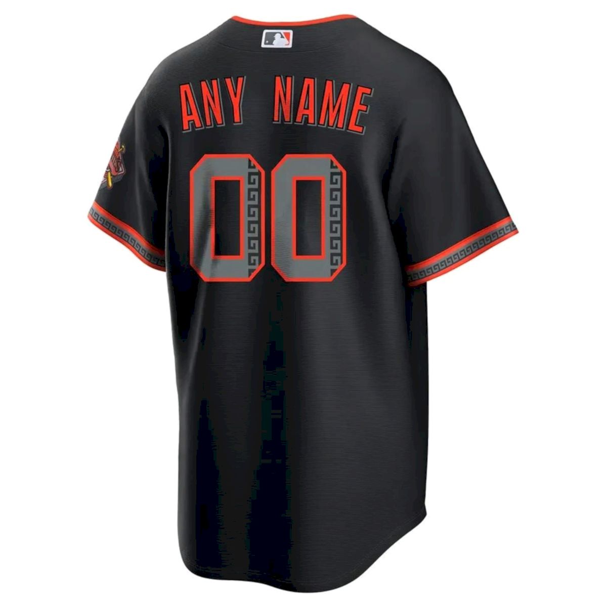 Custom San Francisco Giants Black Gigantes Alternate Jersey - All Stitched - Image 3