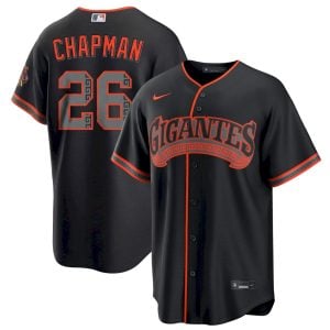 Matt Chapman San Francisco Giants Black Gigantes Alternate Jersey - All Stitched