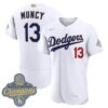 Max Muncy Los Angeles Dodgers White 2026 Gold Collection Limited Jersey - All Stitched