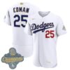 Tommy Edman Los Angeles Dodgers White 2026 Gold Collection Limited Jersey - All Stitched