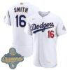 Will Smith Los Angeles Dodgers White 2026 Gold Collection Limited Jersey - All Stitched