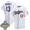 Max Muncy Los Angeles Dodgers White 2026 Gold Collection Jersey - All Stitched