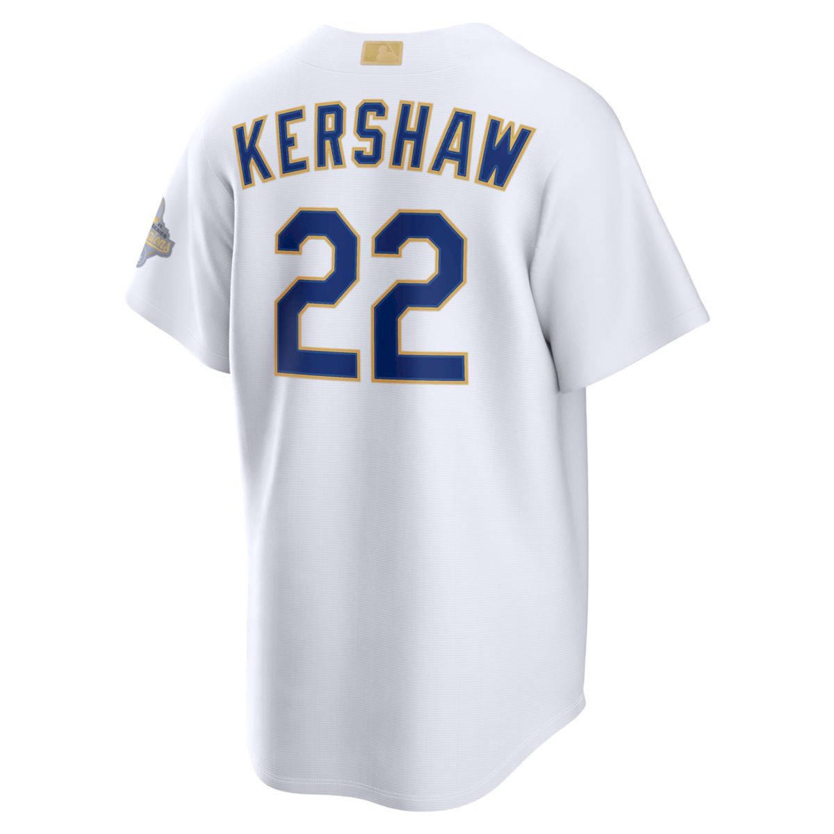 Clayton Kershaw Los Angeles Dodgers White 2026 Gold Collection Jersey - All Stitched - Image 3