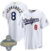 Enrique Hernández Los Angeles Dodgers White 2026 Gold Collection Jersey - All Stitched