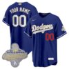 Custom Los Angeles Dodgers Royal 2026 Gold Collection Jersey - All Stitched