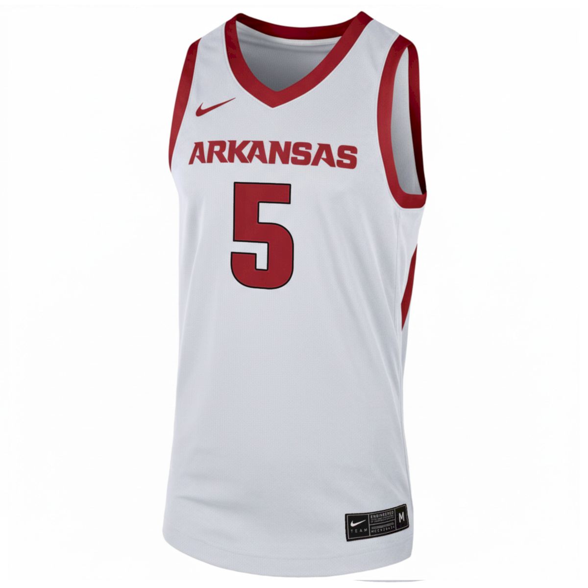 Darius Acuff Jr. Arkansas Razorbacks Basketball White Game Jersey - All Stitched - Image 2