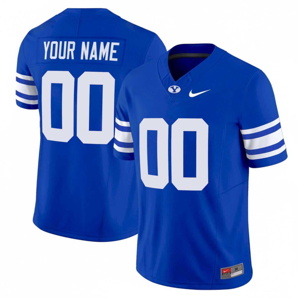 Custom BYU Cougars Football Royal Home Vapor F.U.S.E Limited Jersey - All Stitched