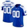 Custom BYU Cougars Football Royal Alternate Vapor F.U.S.E Limited Jersey - All Stitched