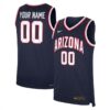 Custom Arizona Wildcats Basketball Navy Jersey - All Stitched