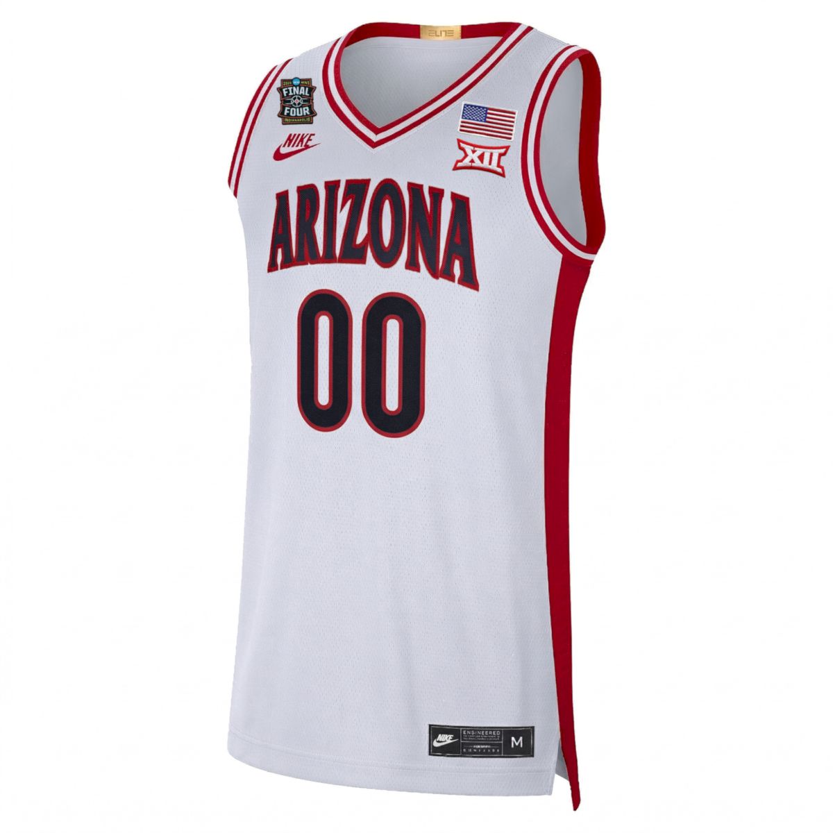 Custom Arizona Wildcats Basketball 2026 Final Four White Limited Retro Jersey - All Stitched - Image 2