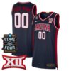 Custom Arizona Wildcats Basketball 2026 Final Four Navy Limited Retro Jersey - All Stitched