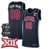 Custom Arizona Wildcats Basketball 2026 Final Four Navy Limited Jersey - All Stitched