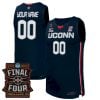 Custom UConn Huskies Basketball 2026 Final Four Navy Limited Retro Jersey - All Stitched