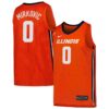 David Mirkovic Illinois Fighting Illini Basketball Orange Home Jersey - All Stitched
