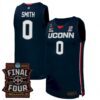 Malachi Smith UConn Huskies Basketball 2026 Final Four Navy Limited Retro Jersey - All Stitched