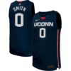 Malachi Smith UConn Huskies Basketball Navy Limited Jersey - All Stitched