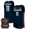 Alex Karaban UConn Huskies Basketball 2026 Final Four Navy Limited Retro Jersey - All Stitched