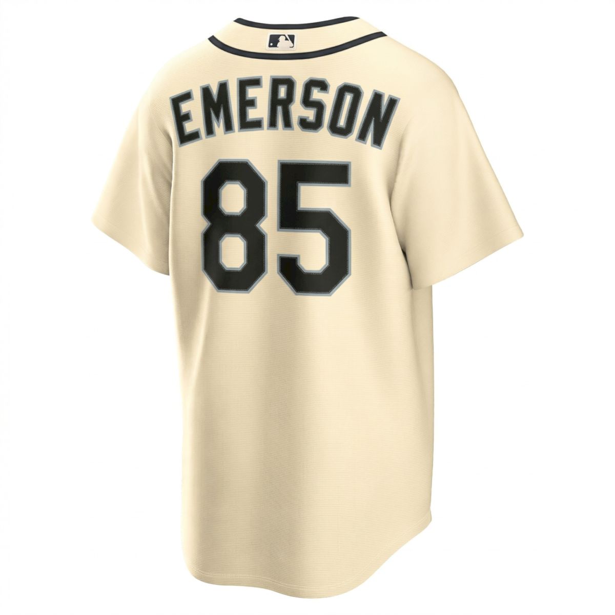 Colt Emerson Seattle Mariners Steelheads 50th Season 1942 Cream Alternate Jersey - All Stitched - Image 3