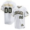 Custom Chicago White Sox White Gold City Connect Limited Jersey - All Stitched