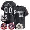 Custom Chicago White Sox 3x Champions 125th Anniversary Black South Side Limited Jersey - All Stitched