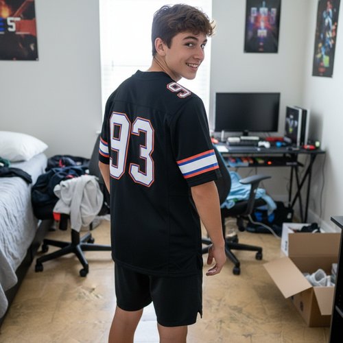 Custom Red White-Black Performance T-Shirt photo review