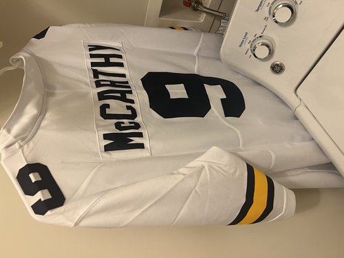 Custom Red White-Black Performance T-Shirt photo review