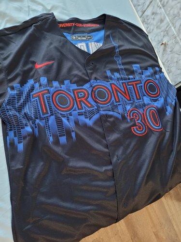 Custom Red White-Black Performance T-Shirt photo review