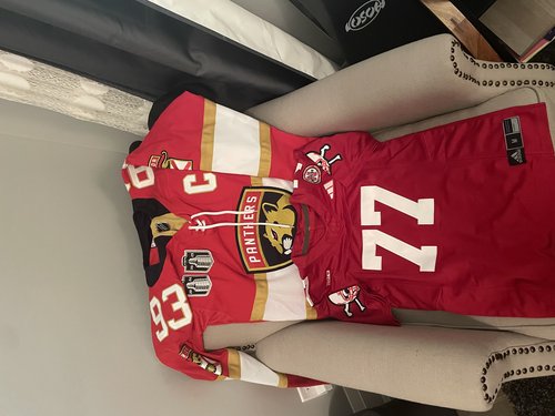 Custom Red White-Black Performance T-Shirt photo review