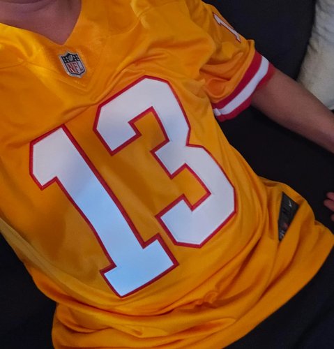 Custom Red White-Black Performance T-Shirt photo review