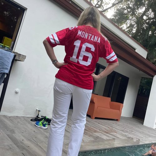 Custom Red White-Black Performance T-Shirt photo review