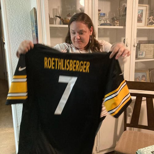 Custom Red White-Black Performance T-Shirt photo review