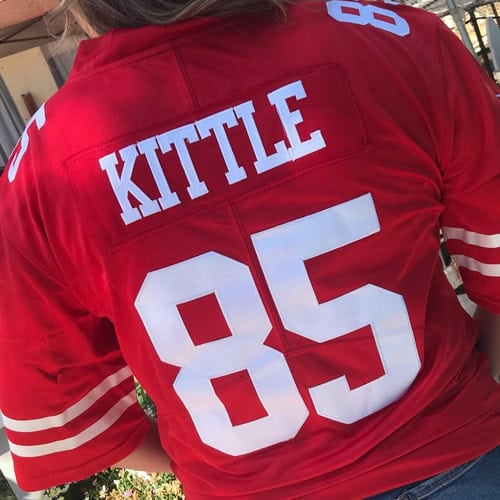 Custom Red White-Black Performance T-Shirt photo review