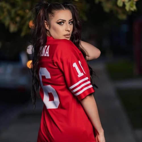 Custom Red White-Black Performance T-Shirt photo review