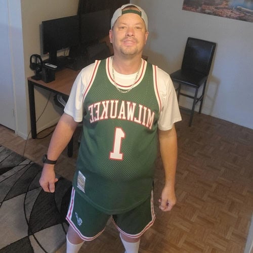 Custom Red White-Black Performance T-Shirt photo review